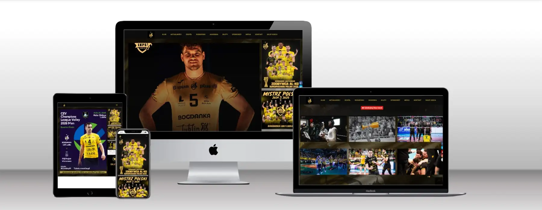 BOGDANKA LUK Lublin-strona internetowa dla klubu siatkówki z Lublina-Agencja Marketingowa ImpactProject