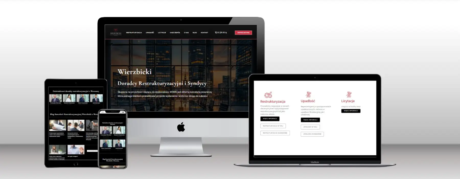 Wierzbicki Warszawa-Restrukturyzacje firm Warszawa-strona internetowa-Agencja Marketingowa Lublin Impact Project